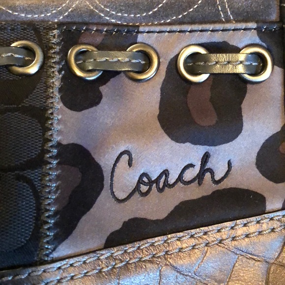 Beautiful patchwork Coach bag - Picture 2 of 7